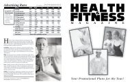 Advertising Rates - Health & Fitness Magazine online!
