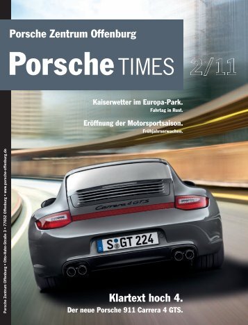 PorscheTimes Vorlagedokument - Porsche Zentrum Offenburg