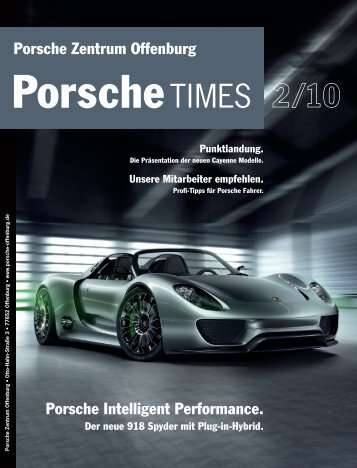 PorscheTimes Vorlageseiten - Porsche Zentrum Offenburg