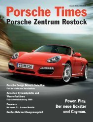 Ausgabe Winter 2008/2009 -  Porsche Zentrum Rostock