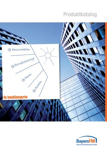 Produktkatalog der Bayern Facility Management GmbH