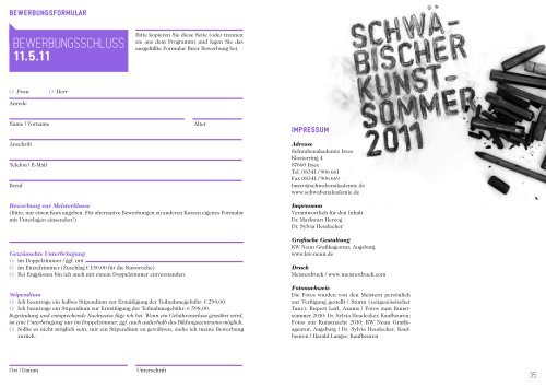 30.7. â 7.8.1 1 *Bewerbungsschluss 11. 5 .11 - kunstleben.info