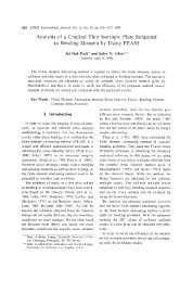 Analysis of a cracked thin isotropic plate subjected to bending ...