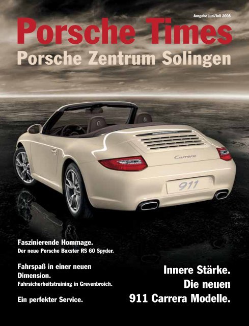 Ausgabe Juni/Juli 2008 - Porsche