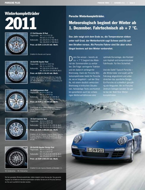 Ausgabe 3/11 - Porsche Zentrum Solingen