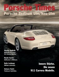 Ausgabe Juli/August 2008 - Porsche Zentrum Olympiapark