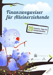 Finanzwegweiser für Alleinerziehende