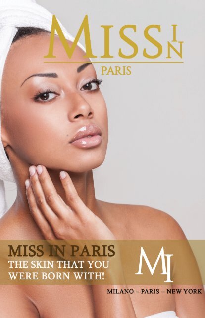 Miss In Paris, luxurious line of whitening Products 