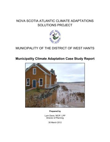 Municipality Climate Adaptation Case Study Report