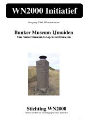 WN2000 Initiatief - Bunker Museum IJmuiden