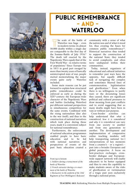 Teaching 1815 - Rethinking Waterloo from multiple perspectives  (Francesco Scatigna, EUROCLIO)