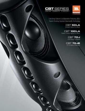 CBT Brochure - JBL Professional