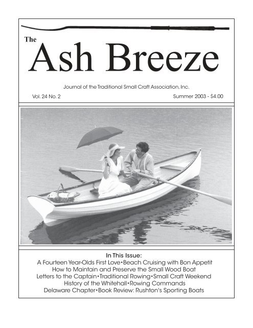 Vol. 24, No. 2 - Traditional Small Craft Association