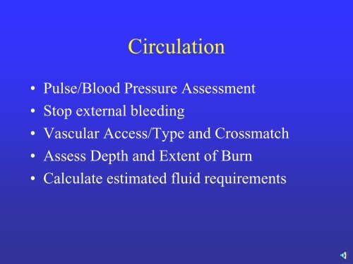 Introduction to Thermal Injury: Burn Care and Management of the ...