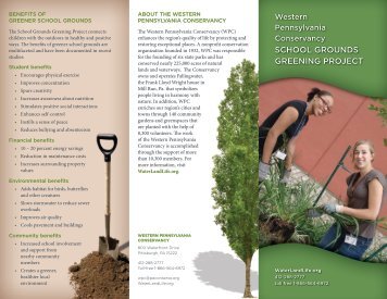 School Grounds Greening Brochure - Western Pennsylvania ...