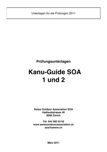 Kanu-Guide_SOA_1_2_P.. - Swiss Outdoor Association