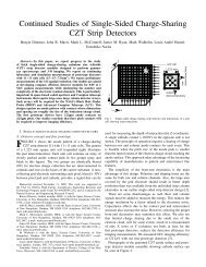 Continued Studies of Single-Sided Charge-Sharing CZT Strip ...