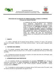 PROCESSO DE ALIENAÃÃO DE ANIMAIS BOVINOS, OVINOS E ...