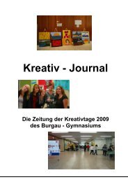 KREATIV - JOURNAL - Burgau-Gymnasium Düren