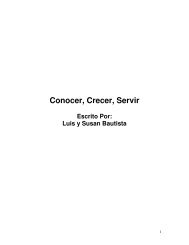 Conocer, Crecer, Servir - Iglesia Cordero de Dios