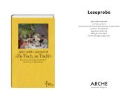 Leseprobe - Arche Verlag