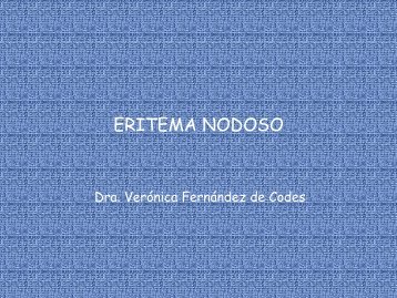 ERITEMA NODOSO