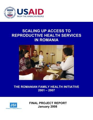 Final Project Report - Romanian Family Health Initiative (RFHI) - JSI ...