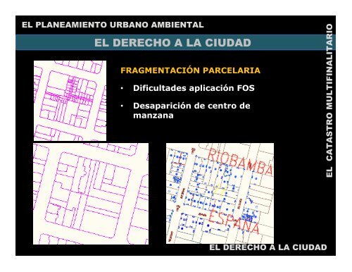 Planeamiento urbano susceptible, el Catastro multifinalitario y el ...