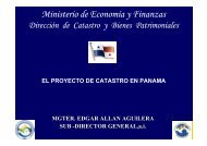 El Proyecto de Catastro en PanamÃ¡