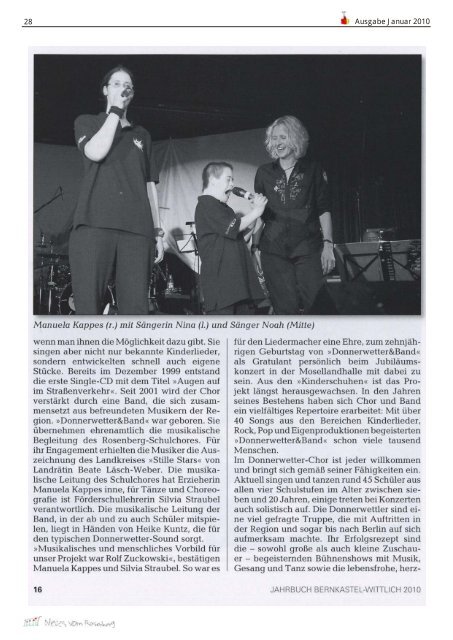 SchÃ¼lerzeitung Ausgabe 03 (Januar 2010) - Neues vom Rosenberg