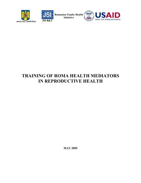 Training of Roma Health Mediators in Reproductive Health