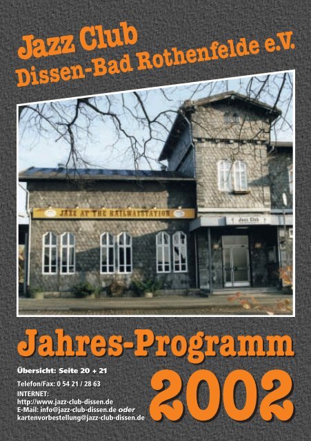 2002 - Jazz Club Dissen - Bad Rothenfelde eV