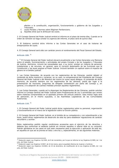 Ley Orgánica 6/1985, de 1 de julio, del Poder Judicial - VigiaS