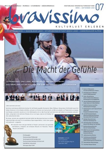 Das Sommer- gefühl - Bravissimo Kulturzeitung Bayerisches Oberland
