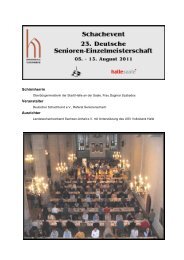 Bulletin 0 - 23. Deutsche Senioreneinzelmeisterschaft 2011