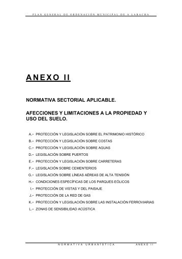 Anexo II Normativa PGOM - A Laracha