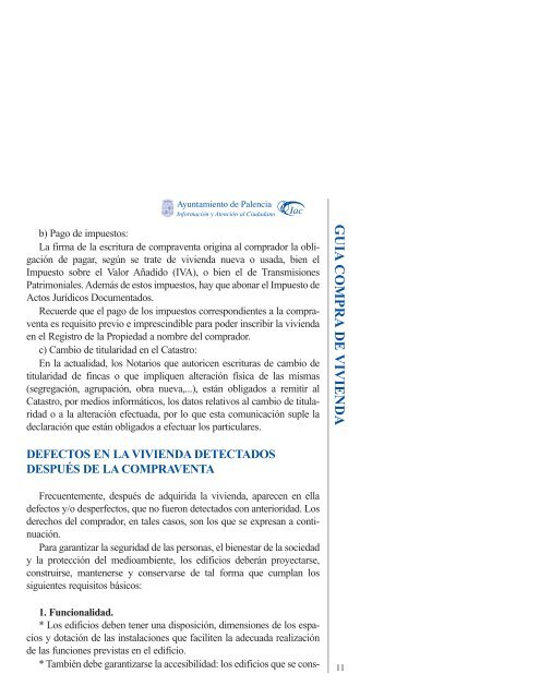 guia de compra de vivienda - Ayuntamiento de Palencia