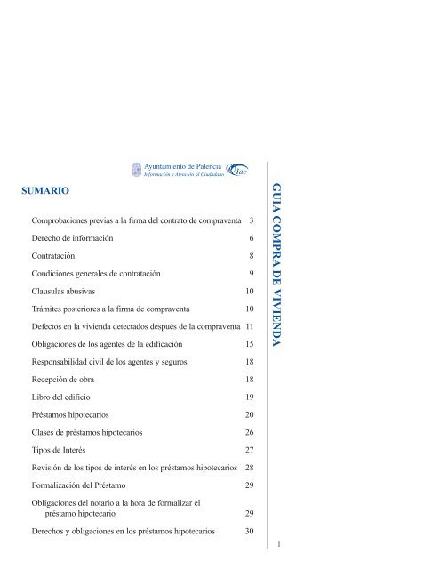 guia de compra de vivienda - Ayuntamiento de Palencia