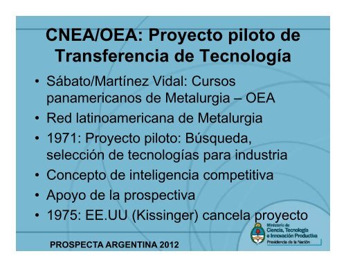 La prospectiva en Argentina - Universidad Nacional de Cuyo