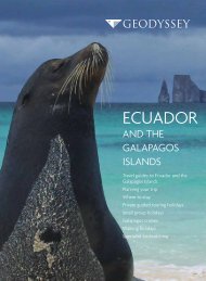 Ecuador and the Galapagos Islands - Geodyssey