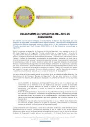 DELEGACION DE FUNCIONES DEL JEFE DE SEGURIDAD - VigiaS