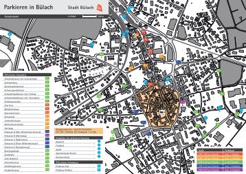 Parkieren in Bülach (Übersichtsplan) - Stadt Bülach