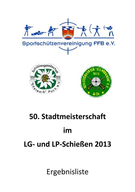 Siegerliste Stadtmeisterschaft 2013 - Sportschützenvereinigung ...