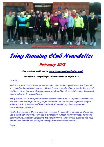 Tring Running Club Newsletter February 2012 v2.pdf