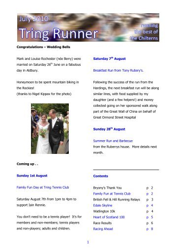 Congratulations â Wedding Bells Mark and Louise Rochester (nÃ©e ...