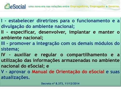 CONFERÊNCIA eSOCIAL