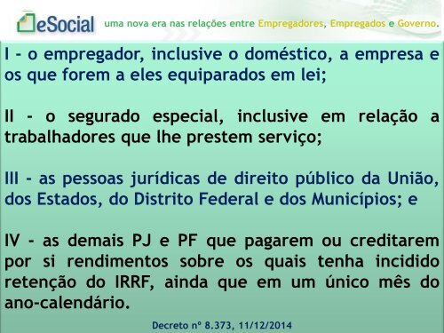 CONFERÊNCIA eSOCIAL