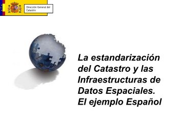 EstÃ¡ndares de Datos y Servicios Catastrales