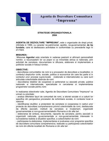 Raport 2004 - Agentia de Dezvoltare Comunitara Impreuna