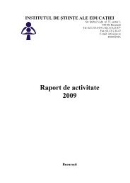 Raport de activitate ISE
